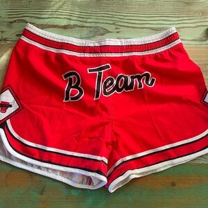 Red Athletic Men's Shorts